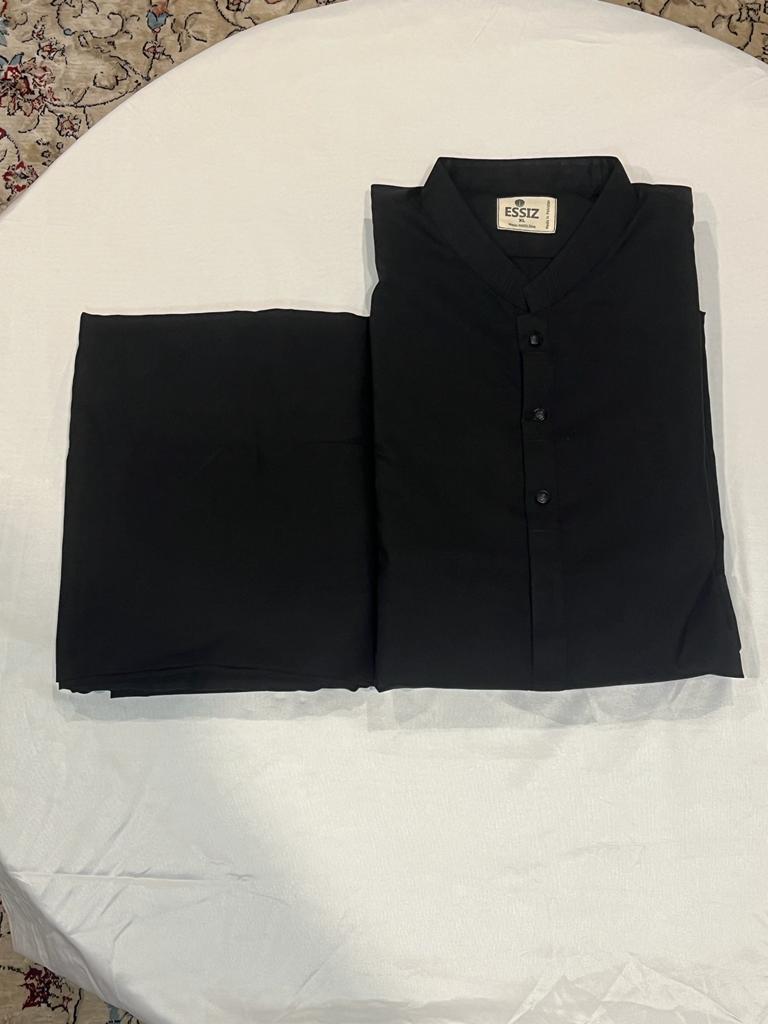 Gents Black Suit with Same Shalwar