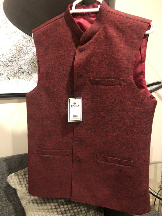 Gents Waistcoat - Maroon